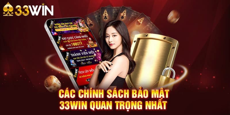Chính sách bảo mật 33Win: An toàn và bảo mật cao 1 Các chính sách mới nhất tại nhà cái